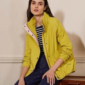 Boden Waterproof Hooded Rain Jacket (Yellow)